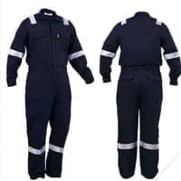 Reflective Navy Industrial Workwear Overall / Fato-Macaco de Trabalho Refletivo Azul Escuro